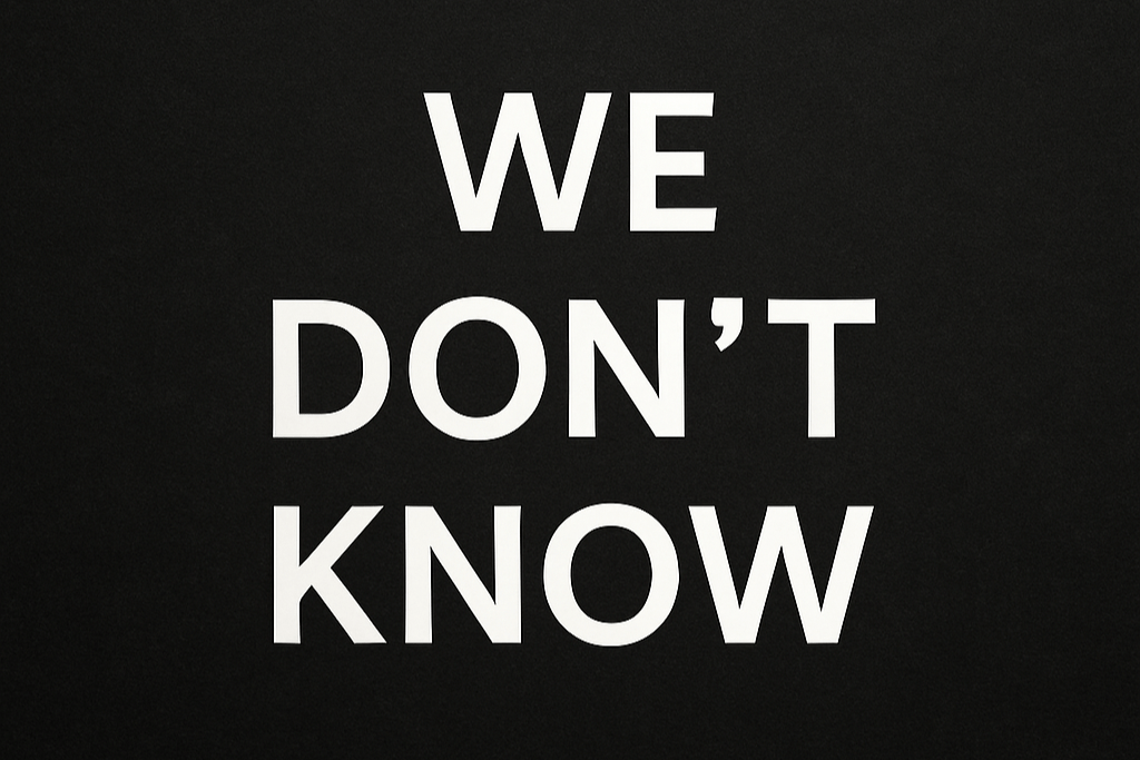 WE DON’T KNOW — MEGA MENU STRUCTURE